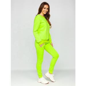 ชุดวอร์ม2ชิ้นมีฮู้ดชุดวอร์มผ้าฝ้าย100% เป็นมิตรกับสิ่งแวดล้อมสำหรับผู้หญิงกางเกงวิ่งขาตรงไซส์ใหญ่พิเศษสำหรับฤดูหนาว - Product Image 4