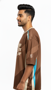 เสื้อยืดโอเวอร์ไซส์สไตล์สตรีทลำลอง พิมพ์ลายแบบซับลิเมชั่น แฟชั่นสำหรับผู้ชาย - Product Image 3