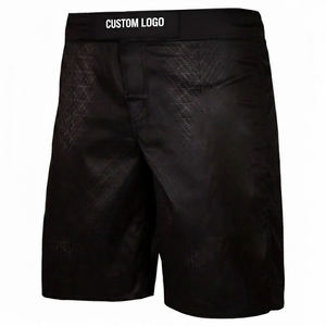 กางเกงชกมวย MMA ผ้าสี่ทิศทางยืดหยุ่นพร้อมขอบเอวป้องกันการลื่น ออกแบบเองได้ ขายส่ง พิมพ์ลาย โพลีเอสเตอร์ 100% ชุดศิลปะการต่อสู้ - Product Image 1