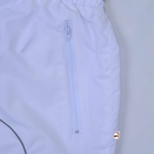 White Full Length <b>Harem</b> Pants Lace Flame Print Cuffs Drawstring Waist Casual Regular Fit Autumn Sporty Jogging <b>Trousers</b> MRI - Product Image 5