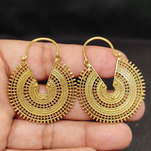 Jewelry brass <b>Earrings</b> Trend Gold Plated amethyst quartz drop <b>Earrings</b> for Handmade Elegant Dangle <b>Earrings</b> - Product Image 1