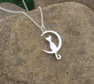 Kawaii Minimalist Cat Pendant Necklace <b>Silver</b> Plated Cute Animal Pet <b>Charm</b> for Women and Girls 2026 Trendy Dainty Kitten Jew - Product Image 3