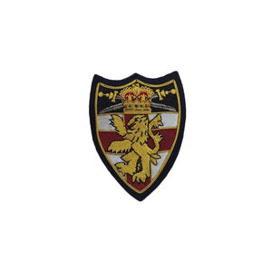 Insignias de Blazer Personalizadas de Alta Calidad con Alambre de Hilo Metálico Bordado a Mano, Fijación con Imperdible de Seguridad, Tela de Lona - Product Image 3