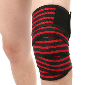 Bandes de soutien élastiques robustes GAF pour les genoux avec fermeture auto-agrippante antidérapante pour la musculation, les squats, les soulevés de terre, logo personnalisé - Product Image 2