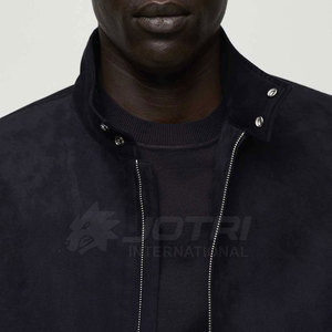 <b>Suede</b> <b>Leather</b> <b>Jackets</b> Premium Soft Outerwear Classic Zip Front Design Comfortable Fit Winter Breathable Eco-Friendly Casual - Product Image 6