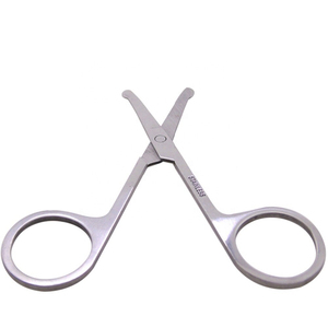 Tijeras de Manicura de Acero Inoxidable, Hoja Recta, Mango Redondo, Punta Biselada Resistente, Cortacutículas de 8.8cm, Cuidado de Uñas de Precisión - Product Image 3