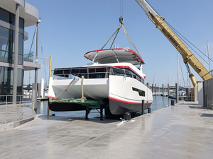 UBI 14540 Customized Fiberglass Cruising 14.5m Yacht 40 PAX High-Speed Sport Outboard Engine 300HP Fishing Patrol Leisure Boat - Product Image 1