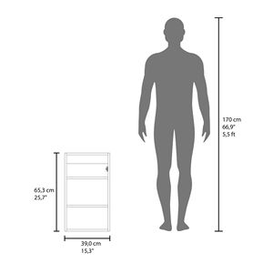 Armadietto dei medicinali Black Parks con specchio incluso per mobili da bagno - Product Image 6