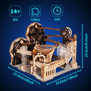 Carillon in Legno 3D Fatto a Mano a Forma di Balena, Kit di Montaggio Divertente per Regali di Compleanno, Festività e Natale - Product Image 2
