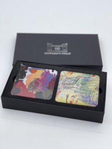 2025 Nuevos posavasos acrílicos personalizados asequibles con diseños de arte vibrantes para una exhibición elegante - Product Image 4