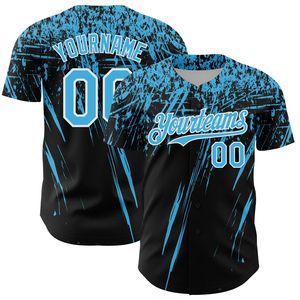 Maillot de baseball personnalisé pour équipe, antibactérien, entièrement boutonné, manches courtes, col en V, unisexe, 100 % coton biologique, printemps/été/hiver, devant - Product Image 3