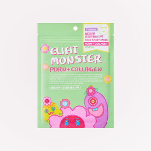 แผ่นมาส์กหน้าเกาหลี แก้วใส ผิวกระจก ของแท้จากร้านค้า DANCING WHALE Ellifit Wonderland Monster PDRN Collagen Mask Pack - Product Image 6