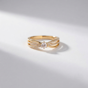 Anillo de Compromiso de Lujo para Mujer, Oro Sólido de 18K, Diamante Natural de Corte Brillante de 0.75ct, Certificado IGI, Regalo para Boda o Fiesta - Product Image 3