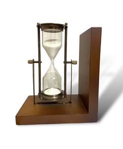 Serre-livres minuteur de sable Homejoy2000 BE6 avec base en bois - Design unique et élégant - Product Image 5