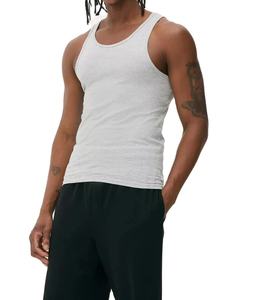 เสื้อกล้ามกีฬาสำหรับผู้ชายเสื้อท่อนบนผ้าฝ้าย-โพลีเอสเตอร์ถักเสื้อซับในระบายอากาศสำหรับใส่ในฤดูร้อนผลิตในบังคลาเทศจีน - Product Image 1