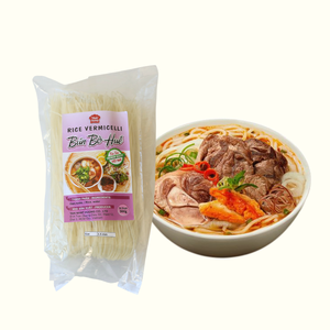Venta al por mayor de fábrica Nhat Huong OEM/Marca Privada 300g Fideos Secos Hue de Cocción Rápida Sin Gluten Tiras Pequeñas - Product Image 2
