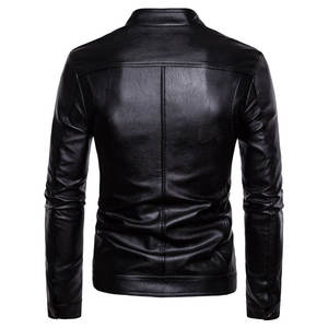 Chaqueta de Cuero para Hombre, Personalizada y a la Moda, Hecha en Pakistán, Producto de Cuero de Alta Calidad, Estilo Ajustado - Product Image 2