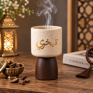 Brûleur d'encens arabe en bois de santal, diffuseur aromatique pour la maison, aromathérapie, automne/printemps/été, 100% naturel - Product Image 2