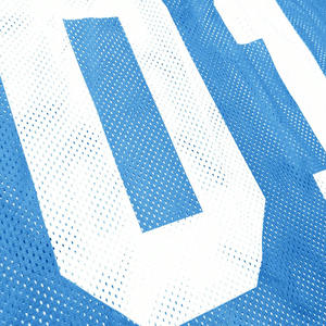 Jersey de Fútbol Americano Personalizable de Malla de Poliéster Ligero, Uniforme de Equipo Personalizado, Cuello en V, Transpirable, Proveedor OEM al por Mayor - Product Image 3