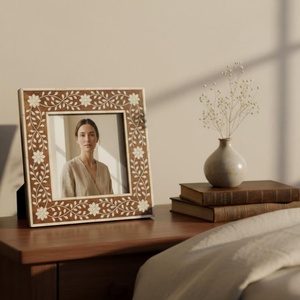 Handicraft Designer Bone and Resin Inlay <b>Picture</b> Frame Elegant Photo <b>Holder</b> for Family and Travel Memories to keep memories - Product Image 2