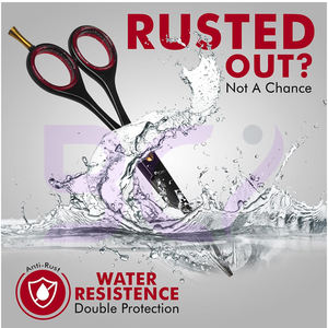 Ciseaux de barbier de qualité supérieure, aspect et toucher agréables, fournisseur avec logo personnalisé, service OEM ODM, durables, légers, sur mesure. - Product Image 4