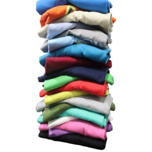 T-shirt uni OEM T-shirt en coton et polyester avec impression de logo personnalisé privé T-shirt à col rond de couleur unie prix de gros bon marché - Product Image 2