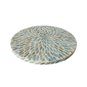 ถาดหมุนฝังเปลือกหอยกาบปะการัง - Product Image 1