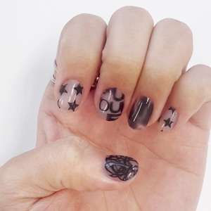 Ongles en gel semi-durcis de qualité professionnelle coréenne 100% réels, autocollants pour ongles en gel, véganes, sans cruauté, non toxiques, 28 pièces - Product Image 5