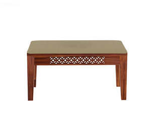 Ensemble de table à manger en bois de Sheesham de qualité supérieure, design aux détails complexes, 1 table + 2 chaises + 1 banc, meubles en bois massif - Product Image 2