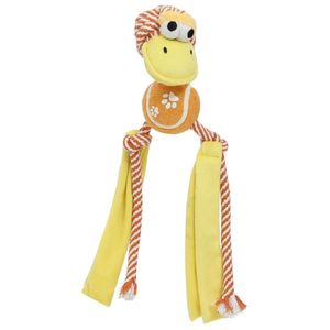 Giocattolo Interattivo per Cani: Palla da Tennis con Corda, Squeaker e Effetto Sfrigolante che Stimola il Movimento - Product Image 2