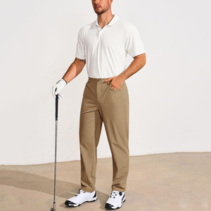 Pantalons de survêtement pour hommes sur mesure de haute qualité, élégants, respirants, pour l'extérieur, coupe droite, avec plusieurs poches, pantalons de golf - Product Image 5