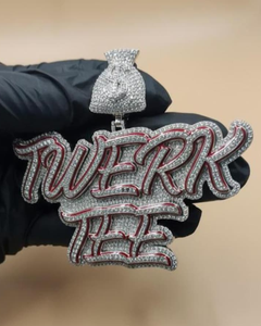 Custom $ <b>Sign</b> Money Bag Bail Pendant 925 Silver Pendant Hip Hop Jewelry VVS Moissanite <b>enamel</b> Latter Pendant Initial Charms - Product Image 1