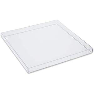 Crystal Acrylic Display Serving Storage Tray For Tea Coffee Breakfast Chic <b>Clear</b> Lucite Tray For Home decor & Coffee <b>Table</b> Decor - Product Image 3