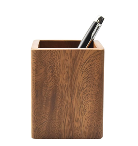 Wood Pen Holder & Pencil Stand Premium Quality Wood Pen Holder Attractive Design Rustic Wooden Pencil Holder, - Product Image 4