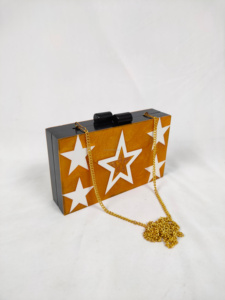 Bolso de Mano de Resina Pintado a Mano de Primera Calidad con Diseño de Modelo CTR, Aspecto Elegante, Decoración, Bolsos de Lujo para Mujer al por Mayor - Product Image 4