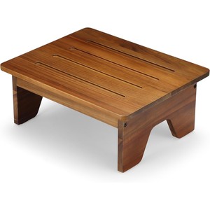 Acacia Wood Rustic <b>Step</b> <b>Stool</b> Distressed Vintage | Wholesale Handcrafted - Product Image 6