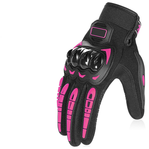 Guantes de Motocicleta de Alta Calidad, Cómodos, Multicolores, de Cuero, de Secado Rápido, Resistentes al Viento, con Etiqueta Personalizada y Diseño Especial - Product Image 2