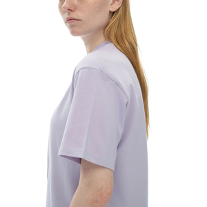 เสื้อยืดคอกลมผู้หญิงแบบถักเนื้อหนัก คุณภาพสูง ผลิตจากผ้าฝ้าย 100% รุ่นใหม่ล่าสุด มีไซส์พลัสไซส์ให้เลือก - Product Image 4