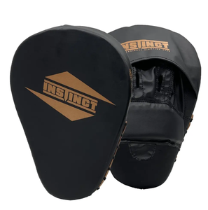 แผ่นซ้อมชกมวยหนังคุณภาพสูงระดับพรีเมียม สำหรับนักมวยมืออาชีพและมือใหม่ รุ่นโค้ง - Product Image 1