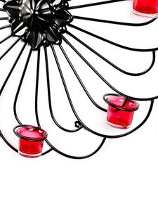 เชิงเทียนติดผนังเหล็กตกแต่งสำหรับตกแต่งบ้านอย่างมีสไตล์ - Product Image 3