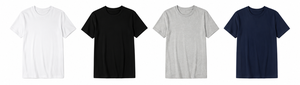 T-shirt pour homme 100% coton, col rond, manches courtes, tee-shirt décontracté à porter au quotidien, logo personnalisé - Product Image 1