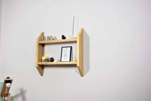 Estantes de Pared con Forma de Globo, Estante Flotante Redondo de Madera Rústica para Decoración de Sala de Estar y Dormitorio - Product Image 5