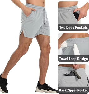 Pantalones Cortos Deportivos para Hombre de Alta Calidad, Transpirables, de Poliéster, para Entrenamiento, Venta al Por Mayor, Proveedor de Fábrica OEM - Product Image 5
