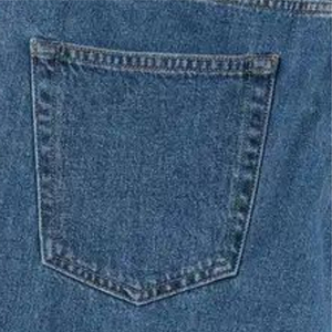 กางเกงยีนส์ขาสั้นสีน้ำเงิน ผ้าฝ้าย 100% แบบถักทอ เหมาะสำหรับฤดูร้อน - Product Image 6