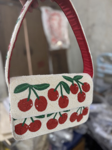Bolso de Mensajero Grande de Estilo Bohemio Indio, Hecho a Mano, para Mujer, Bolso de Mano para la Noche, Bolso de Compras, Estilo Boho con Cuentas, Venta al por Mayor - Product Image 2