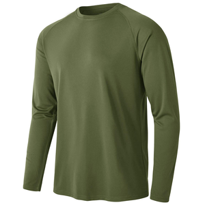 Nouveau T-shirt de sport pour homme, tricoté, uni, coupe droite, respirant, séchage rapide, écologique, pour entraînement et fitness - Product Image 5