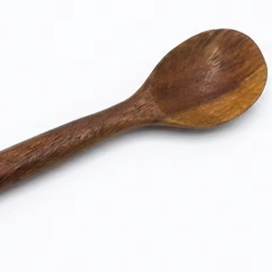 Mini cuillère en bois, petite cuillère pour poudre de matcha, protéines, café, masque de soin et usage DIY - Product Image 1