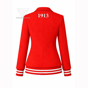 Delta Personalizado |   Sigma |   Theta |   Ropa de Hermandad DST, Chaqueta Universitaria Elegante Bordada, Abrigo, Artículos de Hermandad Griega - Product Image 2