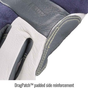 Wholesale Cotton Lined Welding <b>Gloves</b> Anti Cut Leather Work Industrial Safety OEM Customization Hand Protection Heavy Duty - Product Image 4
