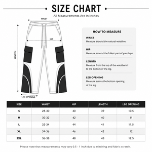 Pantalones Deportivos Cargo para Hombre, Blancos con Detalles Rojos, 100% Algodón, Forro Polar Ecológico, Bolsillos Utilitarios, Estilo Urbano, Joggers - Product Image 6